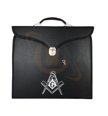 NEW Masonic Regalia Apron Case with Printed Square Compass & G - kitchcutlery
 - 1